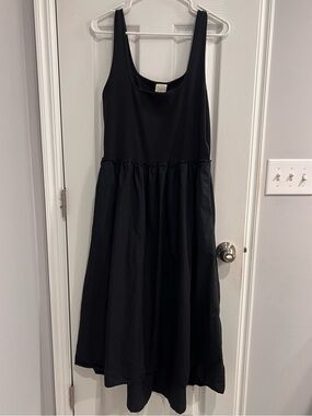 A New Day Black Sleeveless Midi Dress